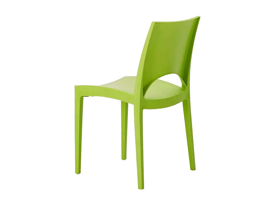 Silla de cocina Paris Grand Soleil de Polipropileno Apilable - Verde