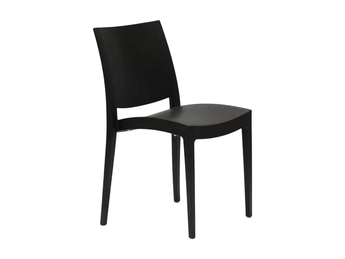 Stuhl aus Polypropylen für Küche, Bar und Restaurant Grand Soleil Trieste - Schwarz