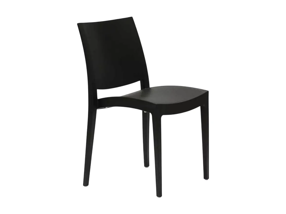 Stuhl aus Polypropylen für Küche, Bar und Restaurant Grand Soleil Trieste - Schwarz