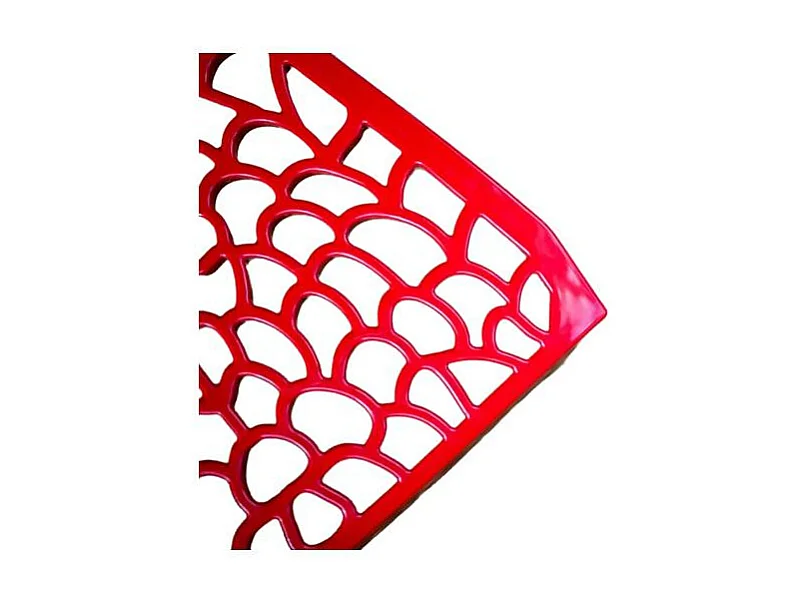 Grand Soleil Gruvyer Stapelbar Polypropylen Küche Bar Stühle - Rot