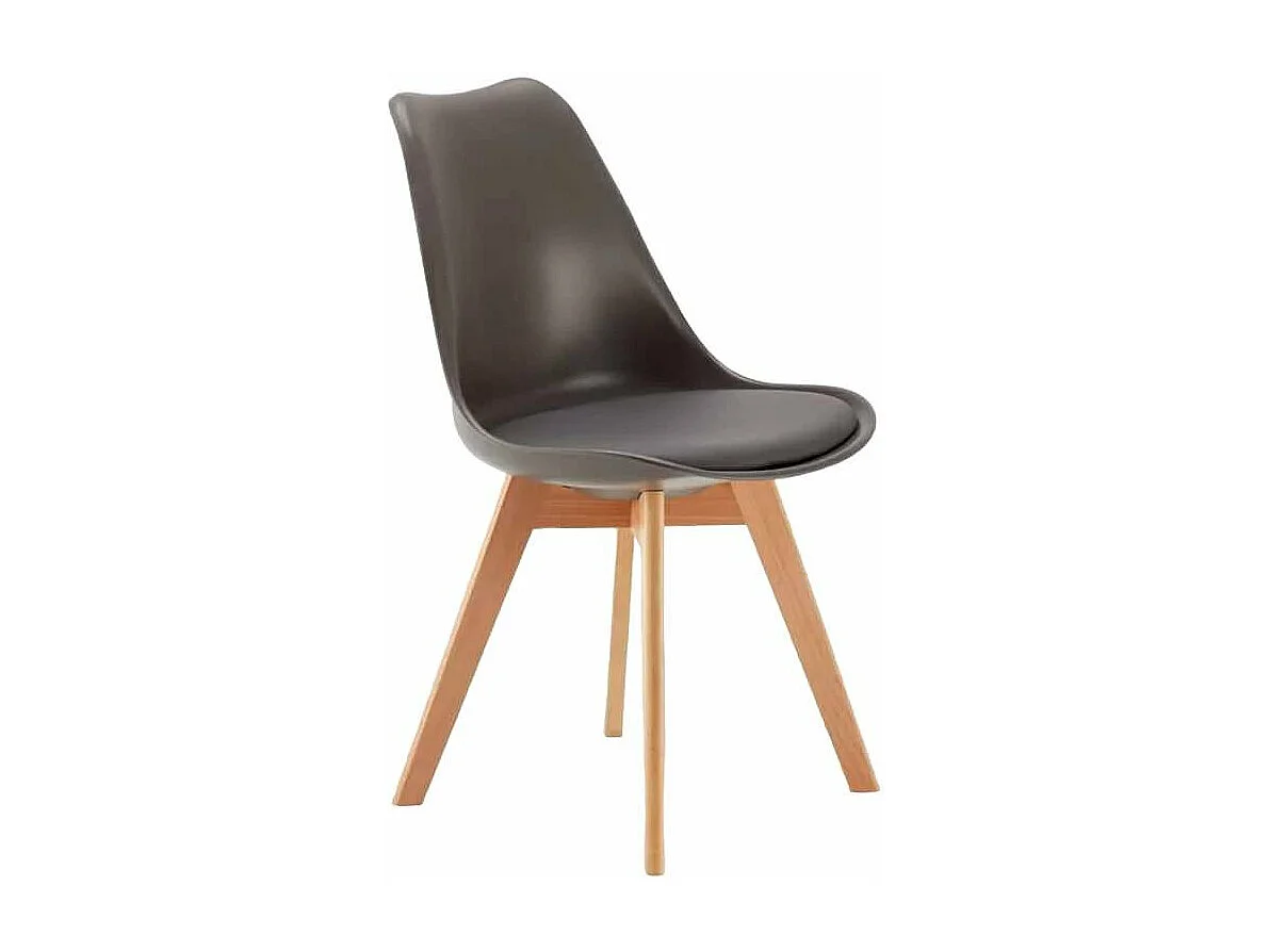 silla con cojín de diseño nórdico nordica Goblet para bar y cocina - Gris