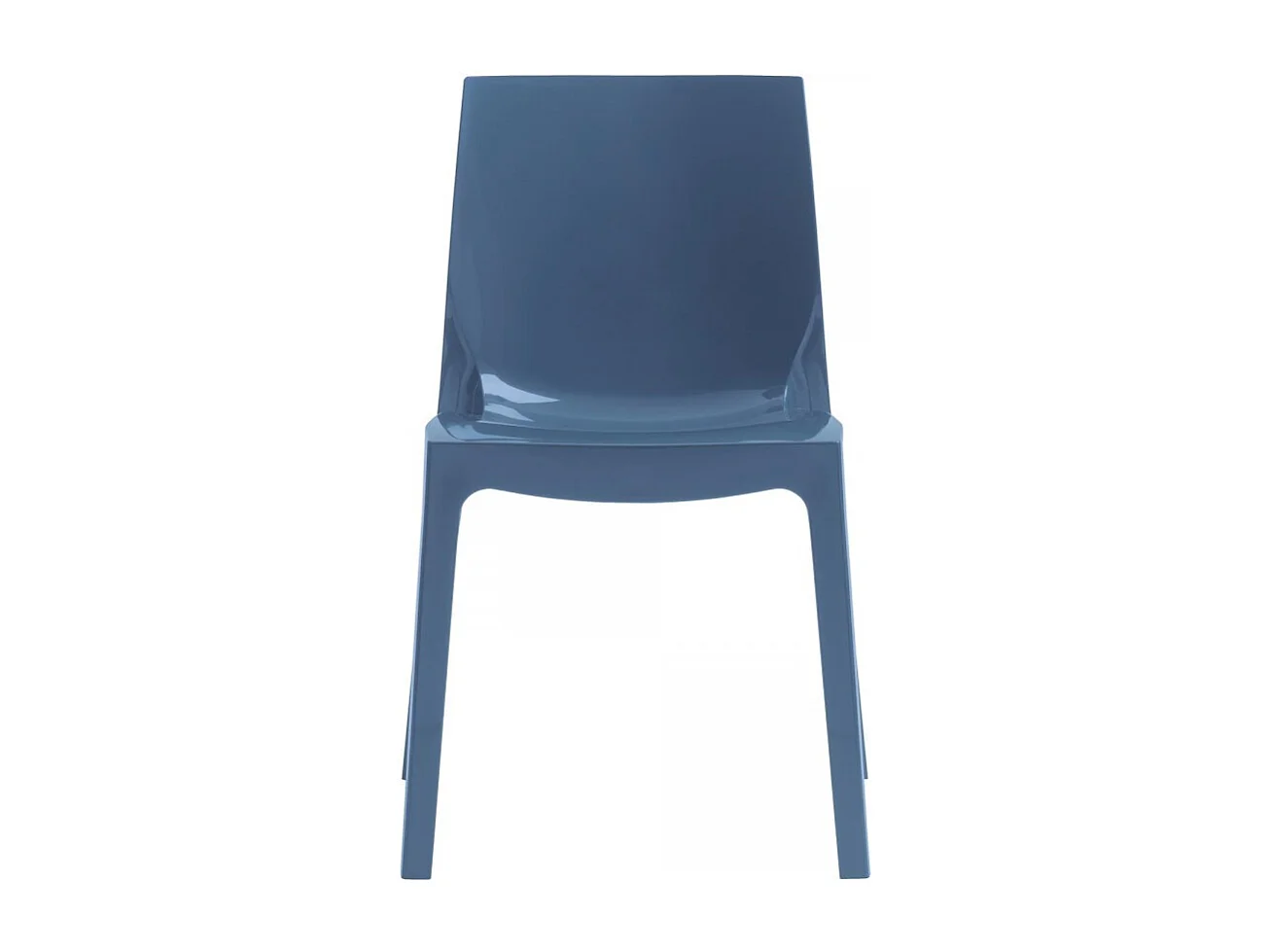 Silla para Cocina y Bar Ice Grand Soleil de Polipropileno Apilable - Azul Marino