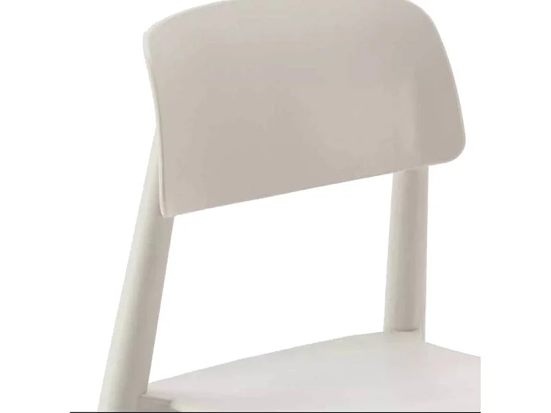 Sillas para Cocina y Bar Polipropileno y Madera Diseño Barcelona - Gris