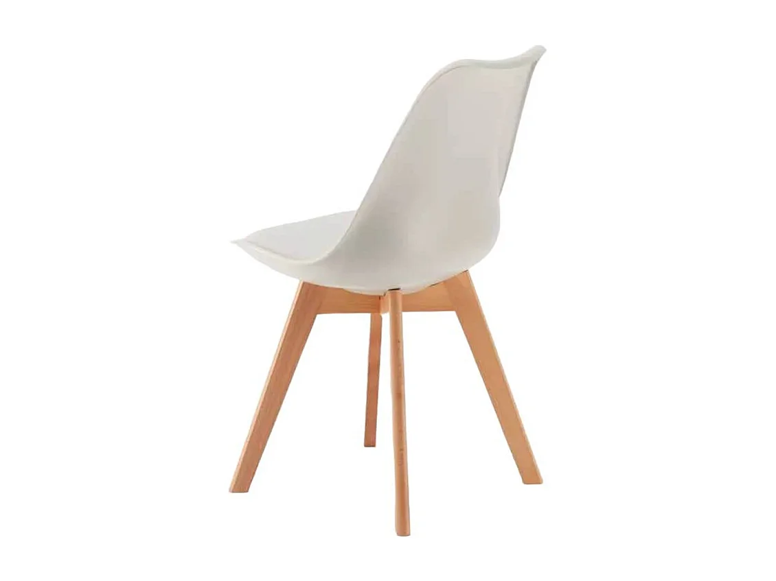 Polsterstuhl Küchestuhl Bistrostuhl Esszimmerstuhl skandinavisches Goblet nordica - Hellgrau