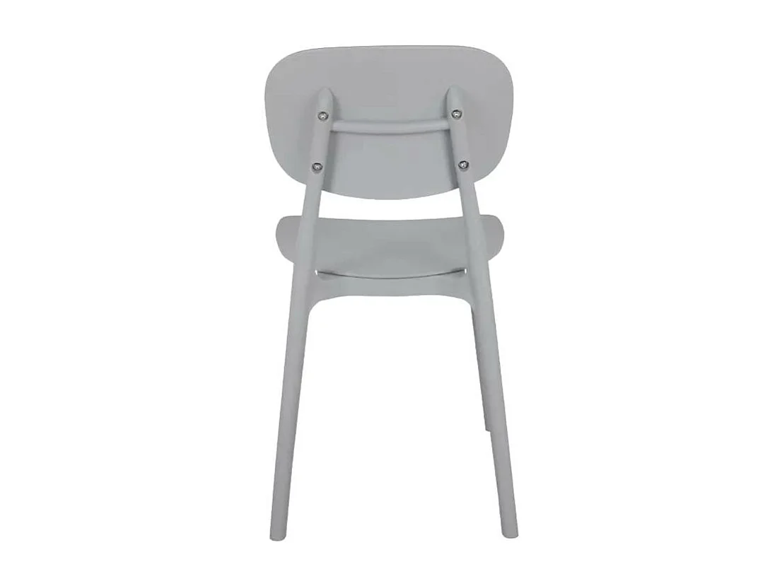 Silla diseño moderno polipropileno cocina exterior comedor Nantes - Gris claro
