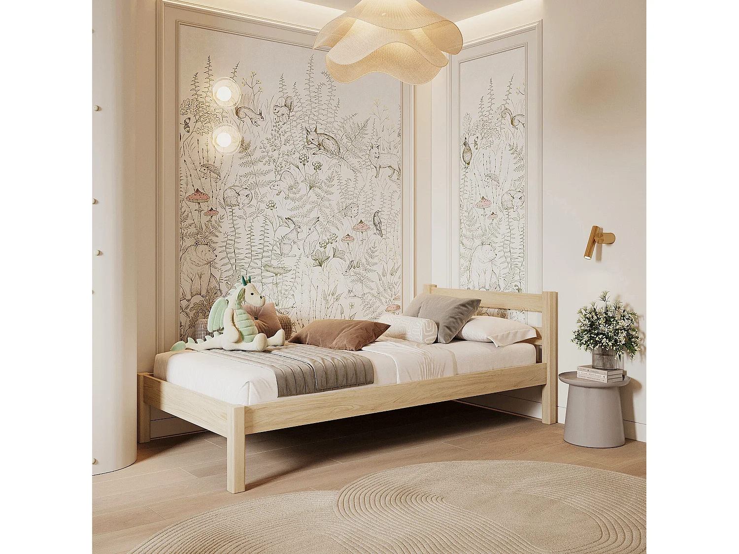 BETT N01 Klare Kiefer 120x200