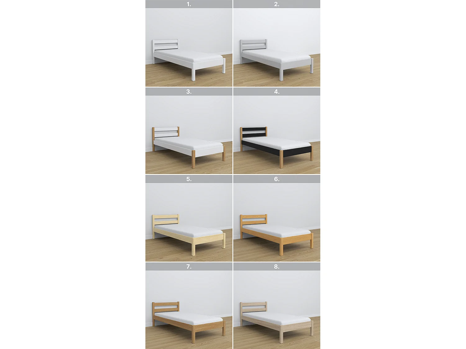 BETT N01 Klare Kiefer 100x200