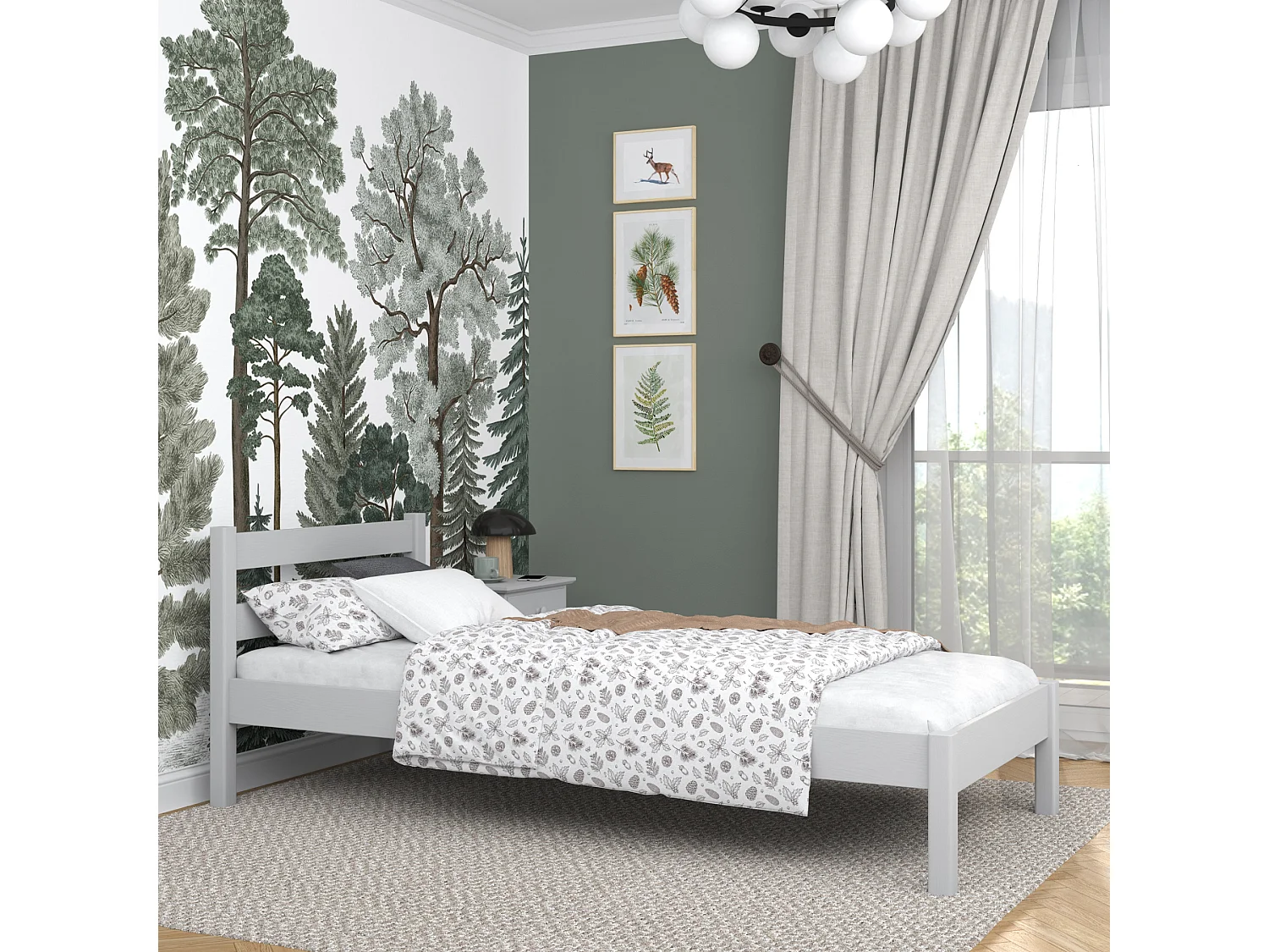 BETT N01 Grau 90x180