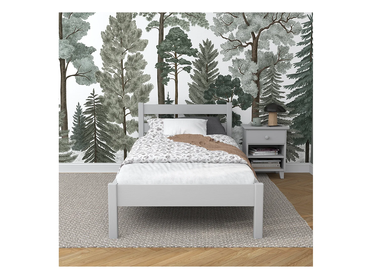 BETT N01 Grau 120x180