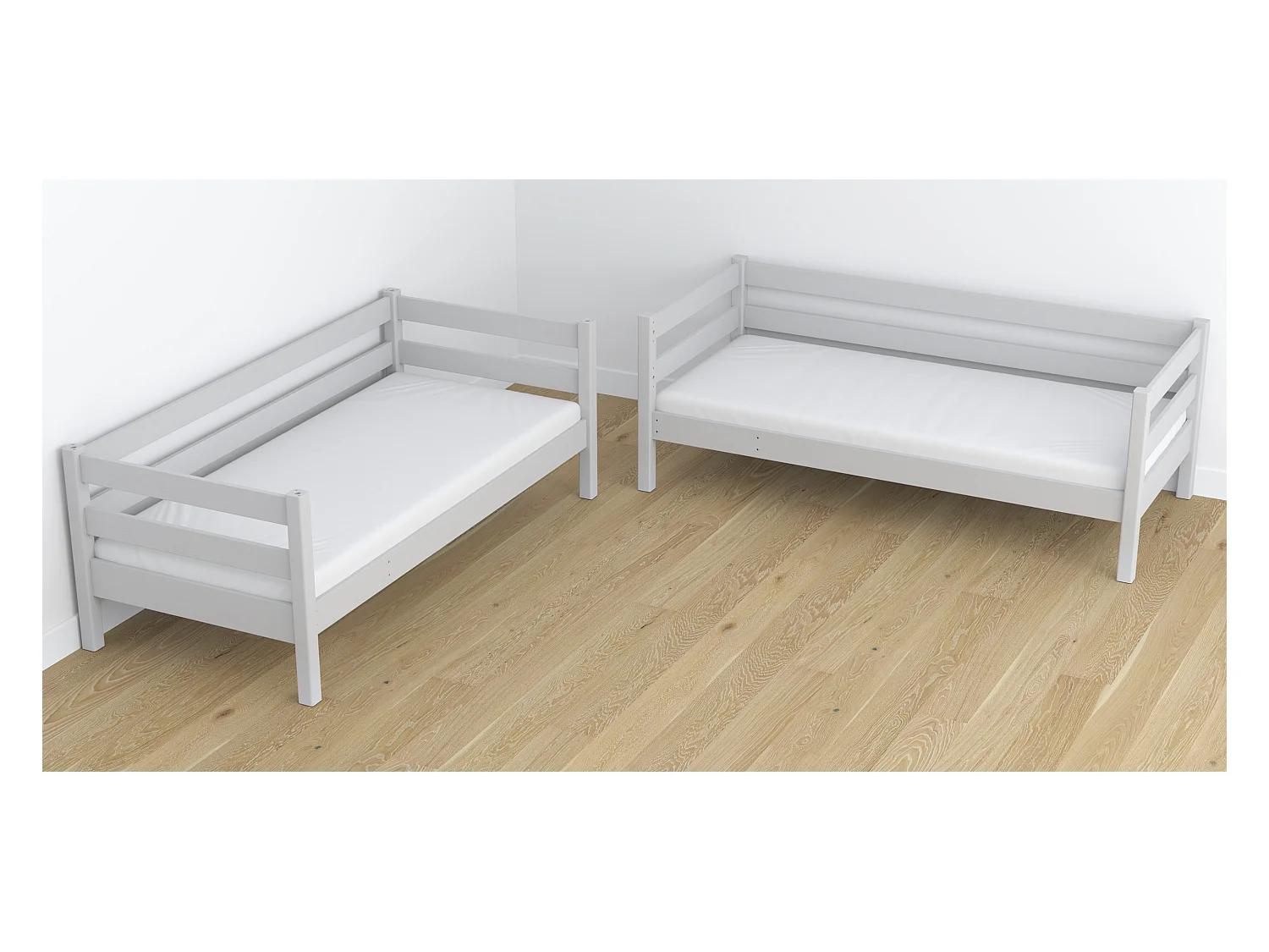 ETAGENBETT N01 Grau 90x190