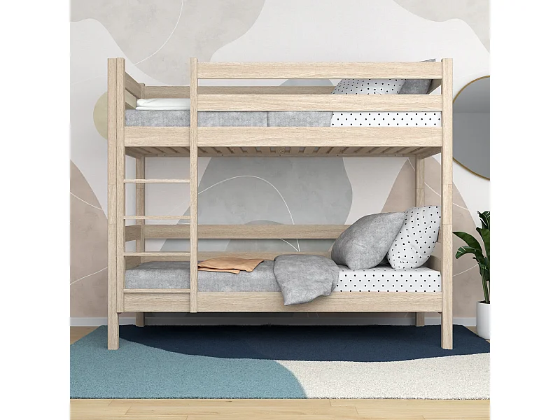 ETAGENBETT N01 Sonoma Eiche 80x200