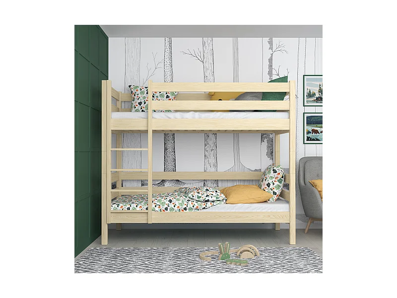 ETAGENBETT N01 Klare Kiefer 80x200