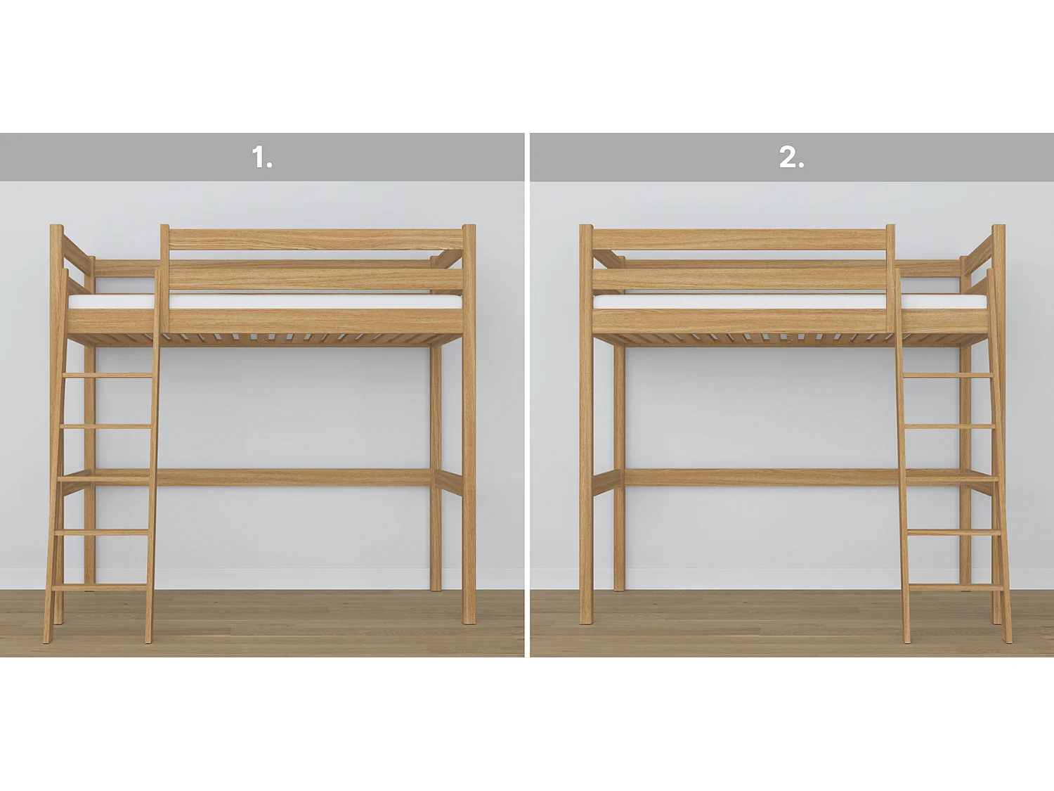 HOCHBETT N03 Eiche Natur 90x180