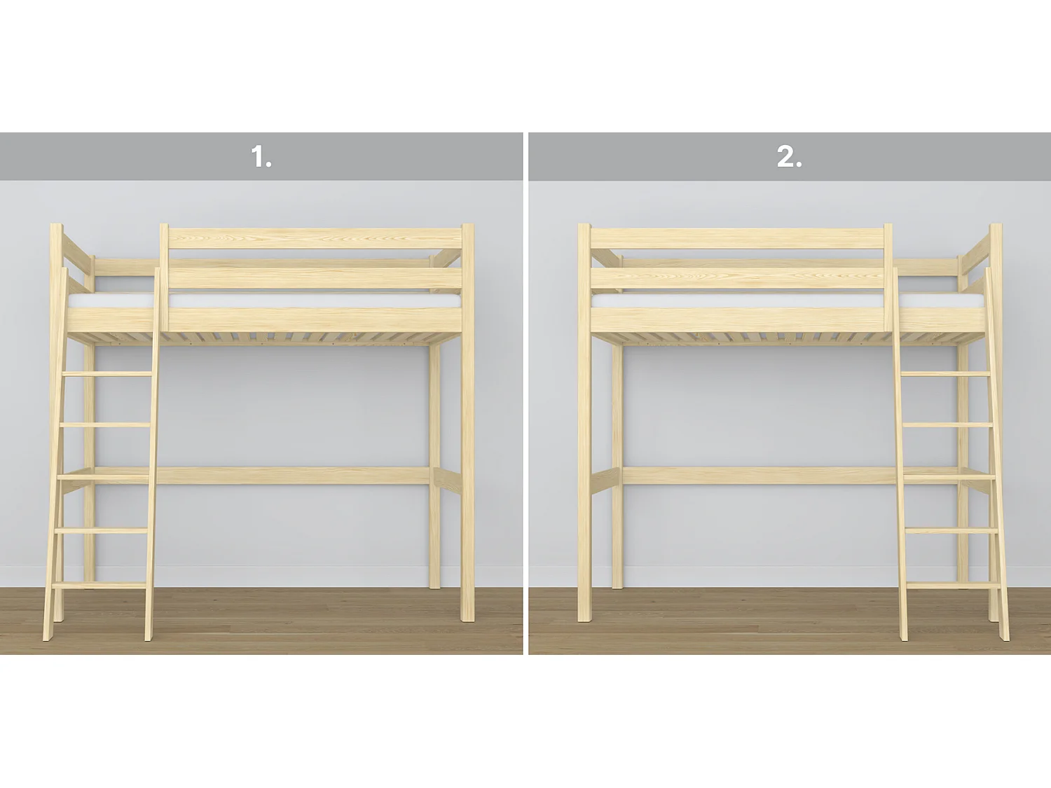 HOCHBETT N03 Klare Kiefer 80x190