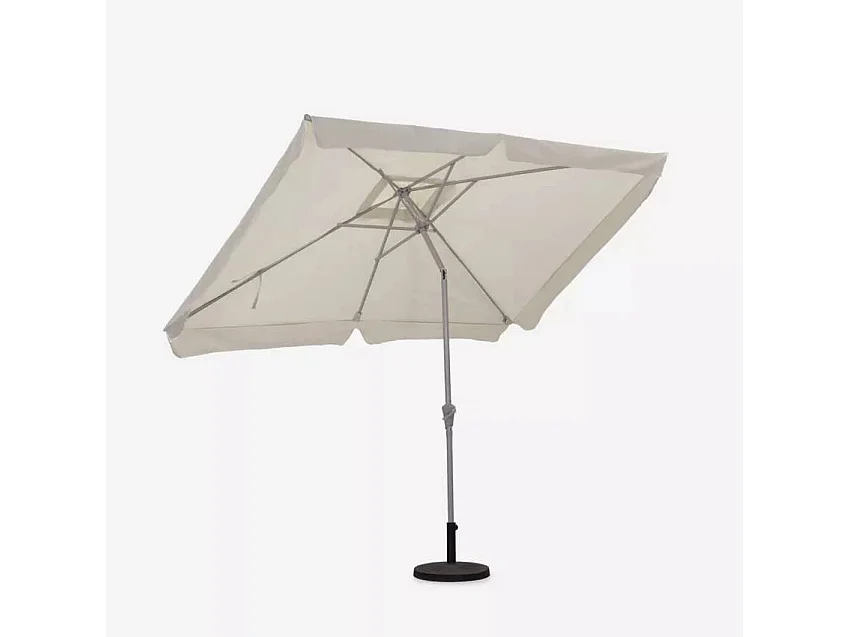 Sombrilla con palo central rectangular 3x2 volantes Rios Flap