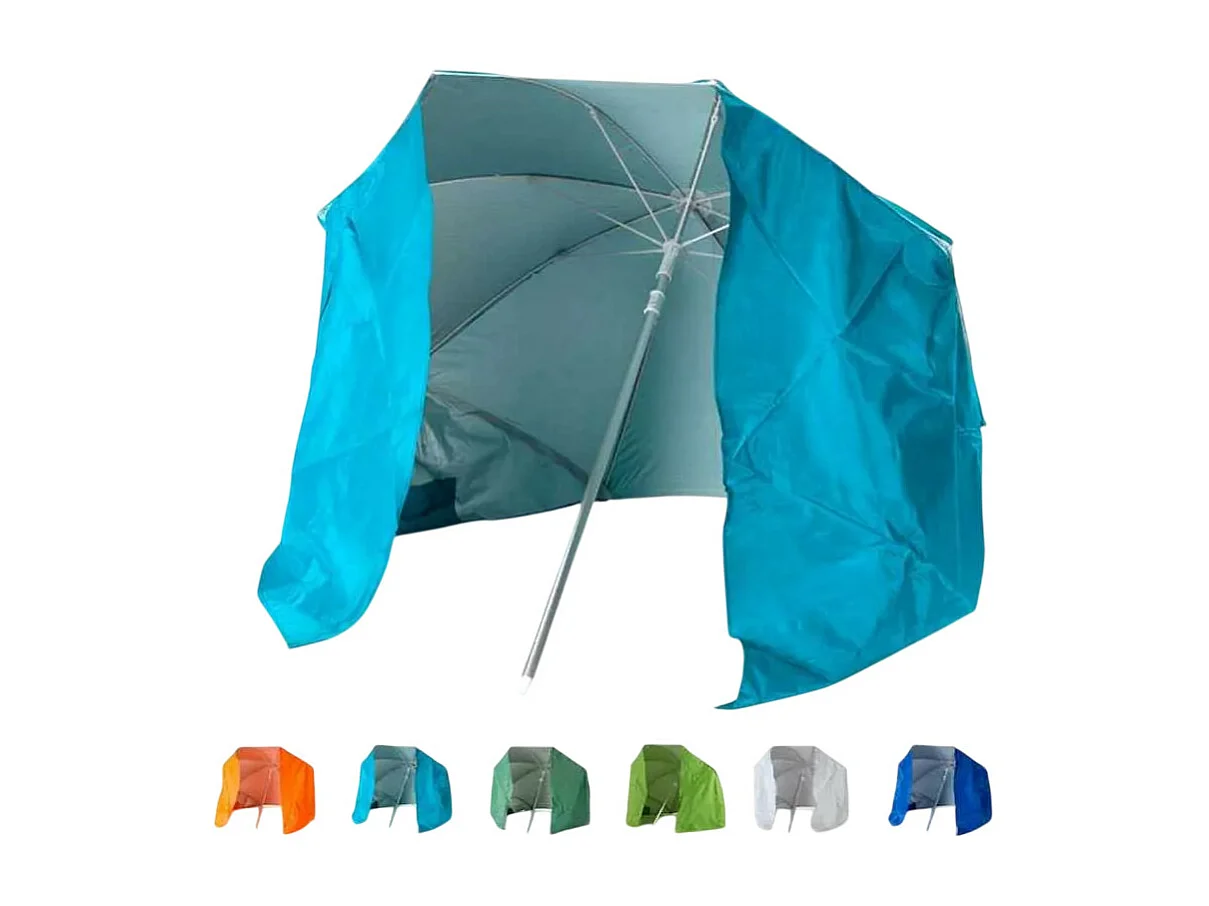 Ombrellone da spiaggia pieghevole e leggero 200 cm tenda Mare
