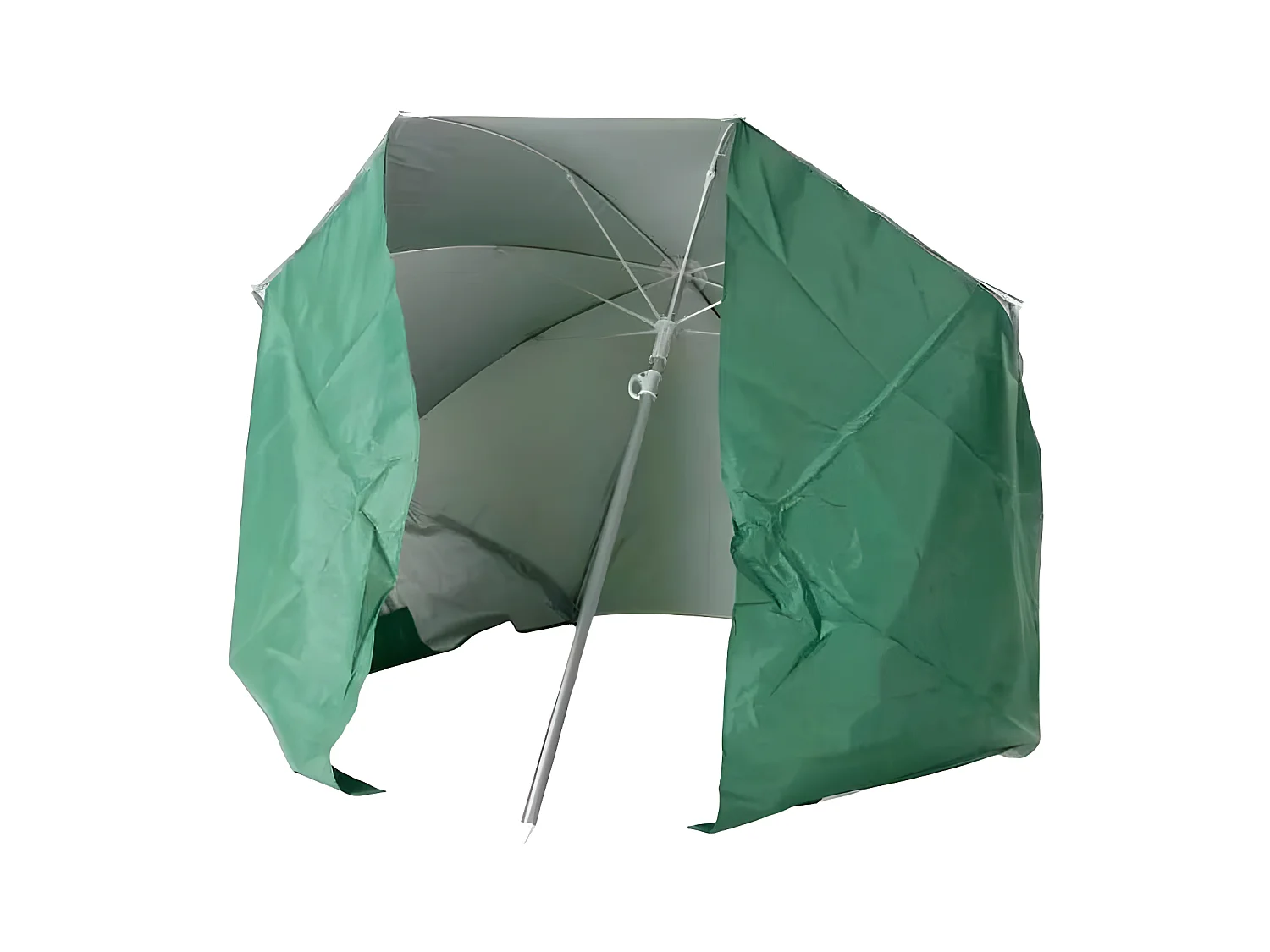 Ombrellone da spiaggia pieghevole in alluminio con tenda 160 cm Acqua