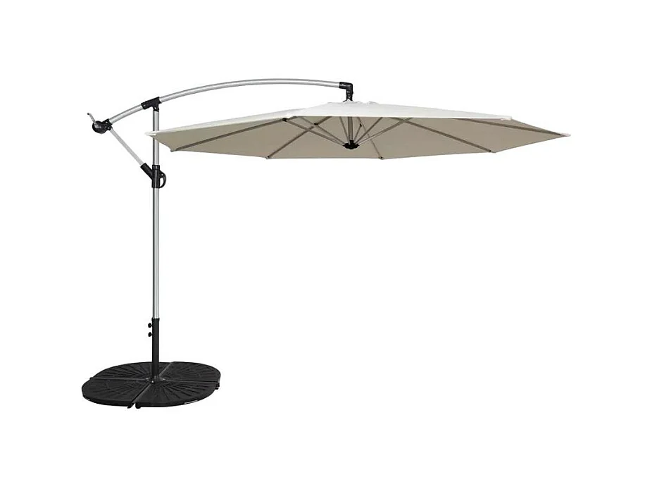 Parasol de jardin déporté 3 m octogonal bar et hôtel LAGUMI