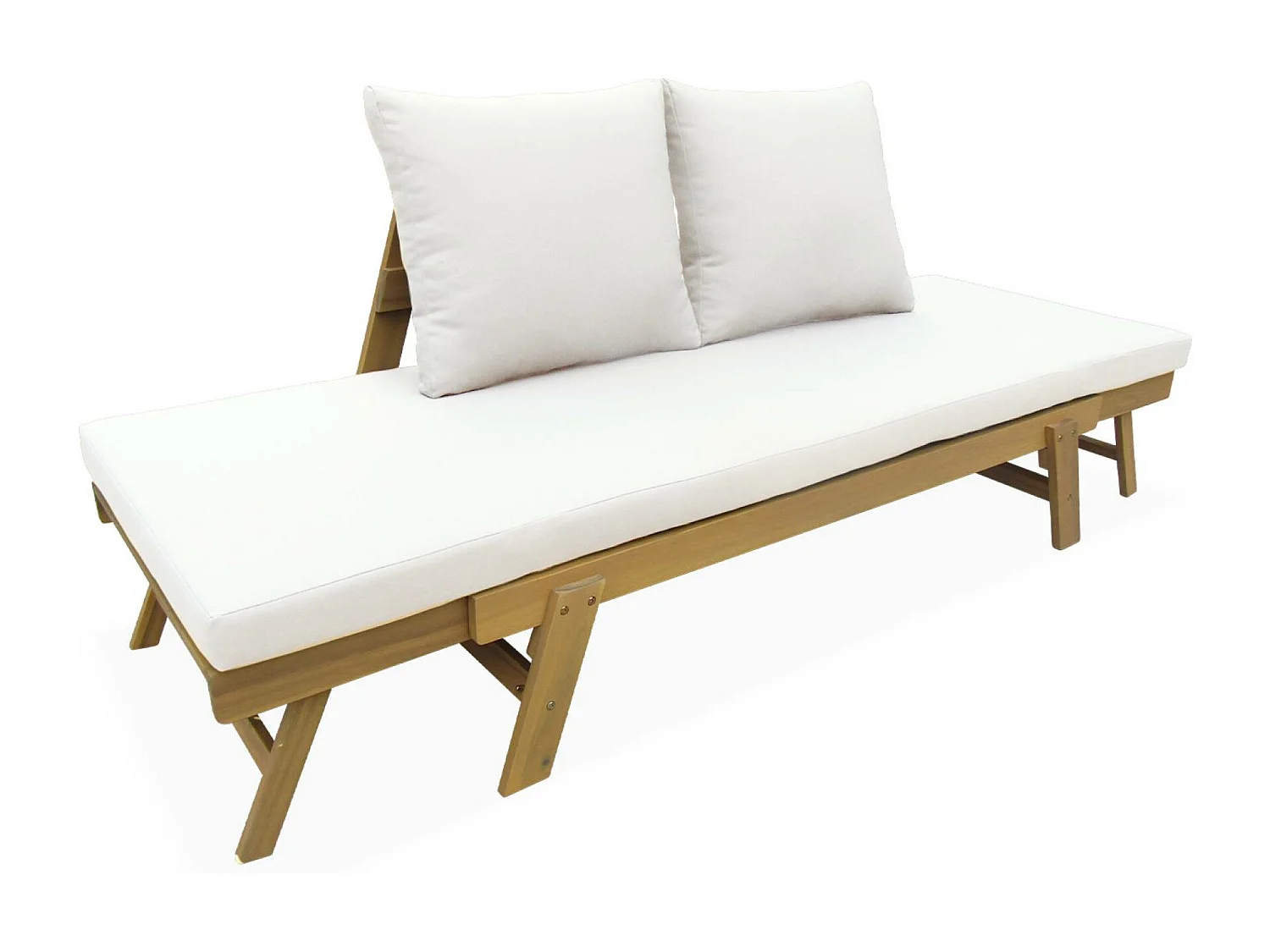 Panchina da giardino a 2/3 posti, beige