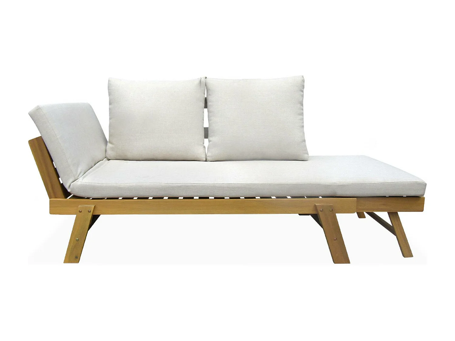 Panchina da giardino a 2/3 posti, beige