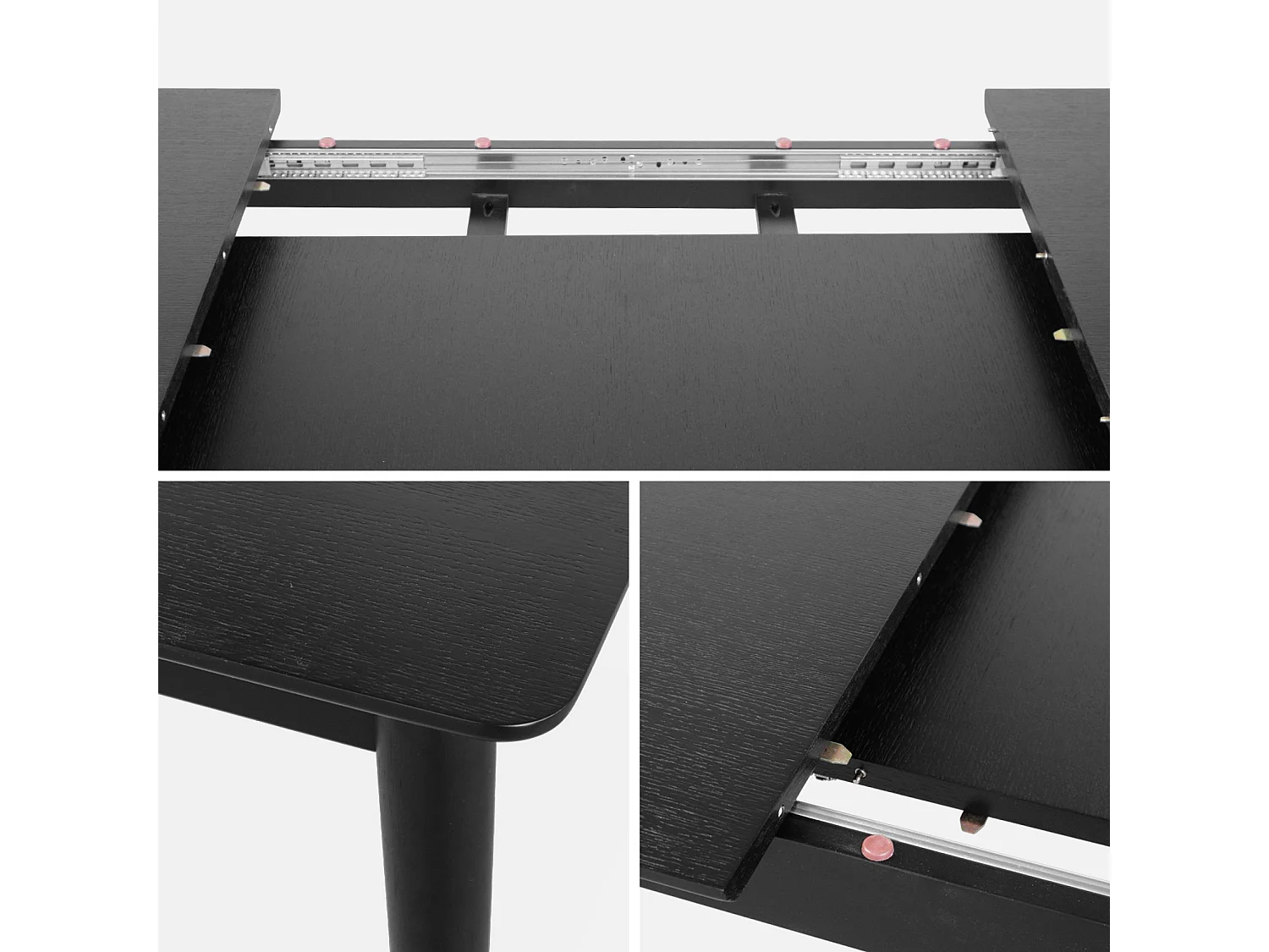 Table à manger extensible rectangulaire Lina. 6 à 8 places. 160 à 210cm