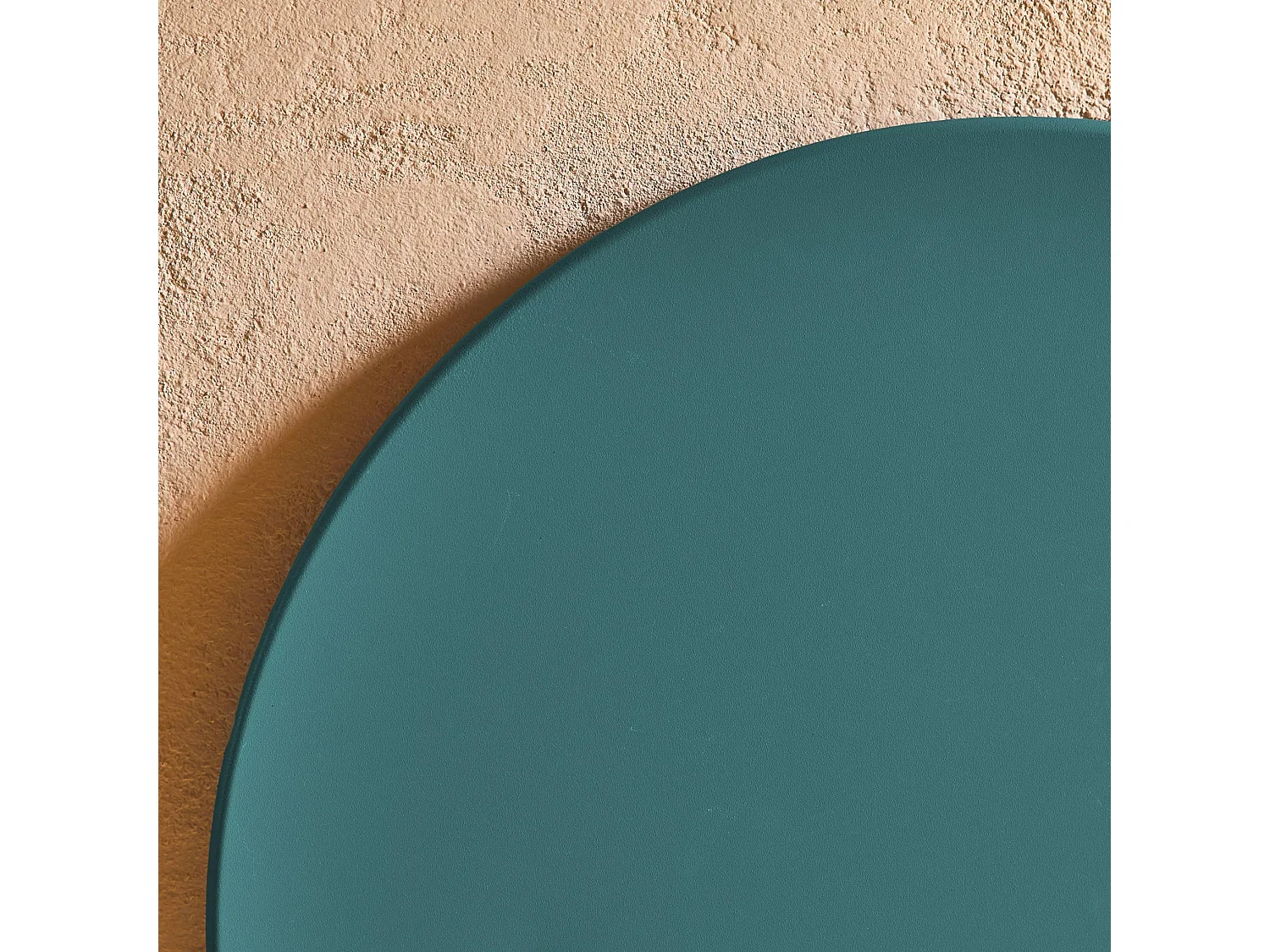 Table de jardin bistrot ronde Ø60cm pliable en acier thermolaqué