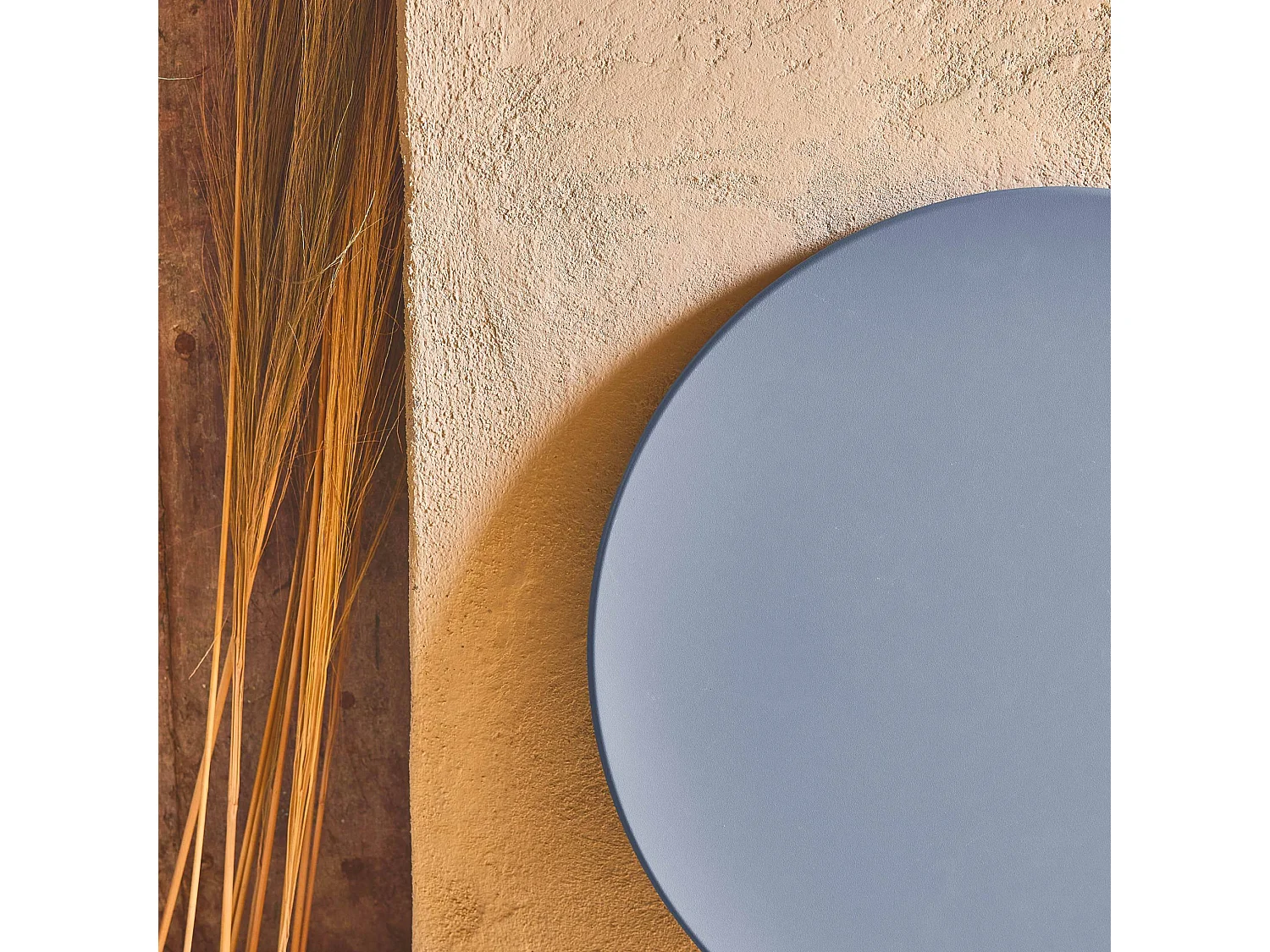 Table de jardin bistrot ronde Ø60cm pliable en acier thermolaqué