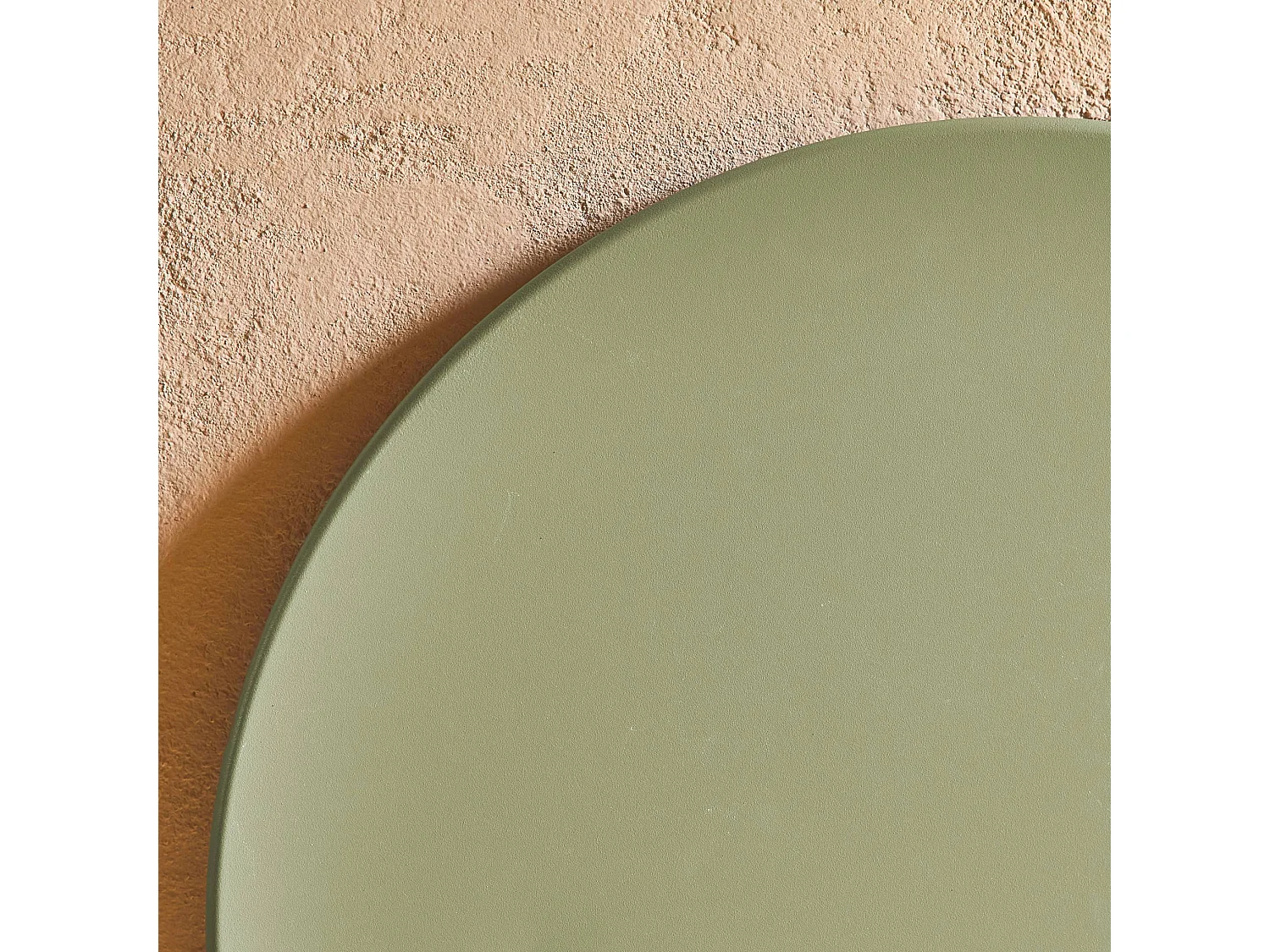 Table de jardin bistrot ronde Ø60cm pliable en acier thermolaqué