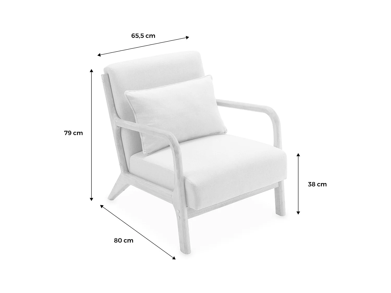 Fauteuil velours côtelé vert . pieds bois d'hévéa teinté wengé. 1 place droit fixe. pieds compas scandinave. structure en bois solide