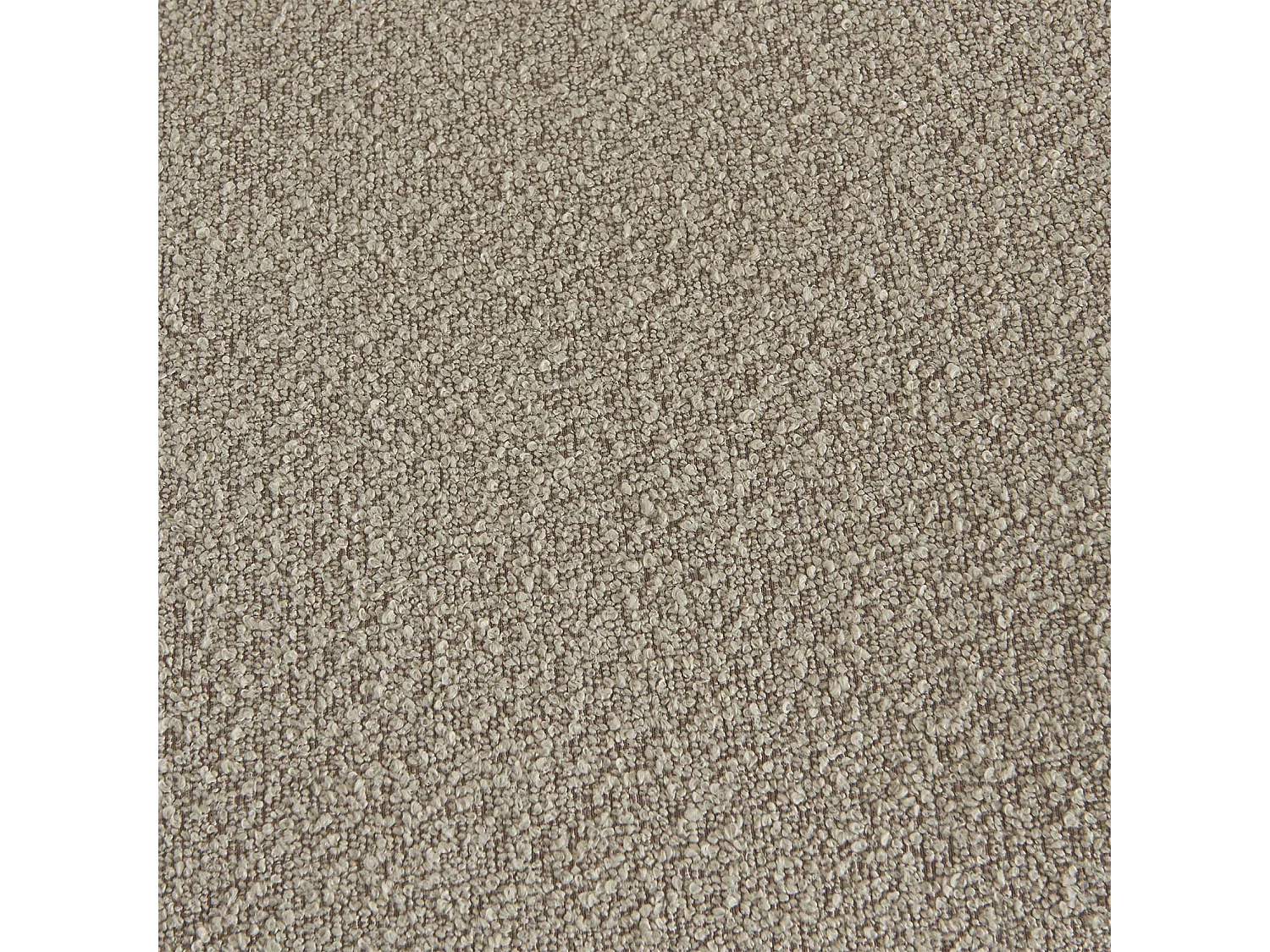 Fauteuil chauffeuse en bouclette texturée beige style contemporain 1 place