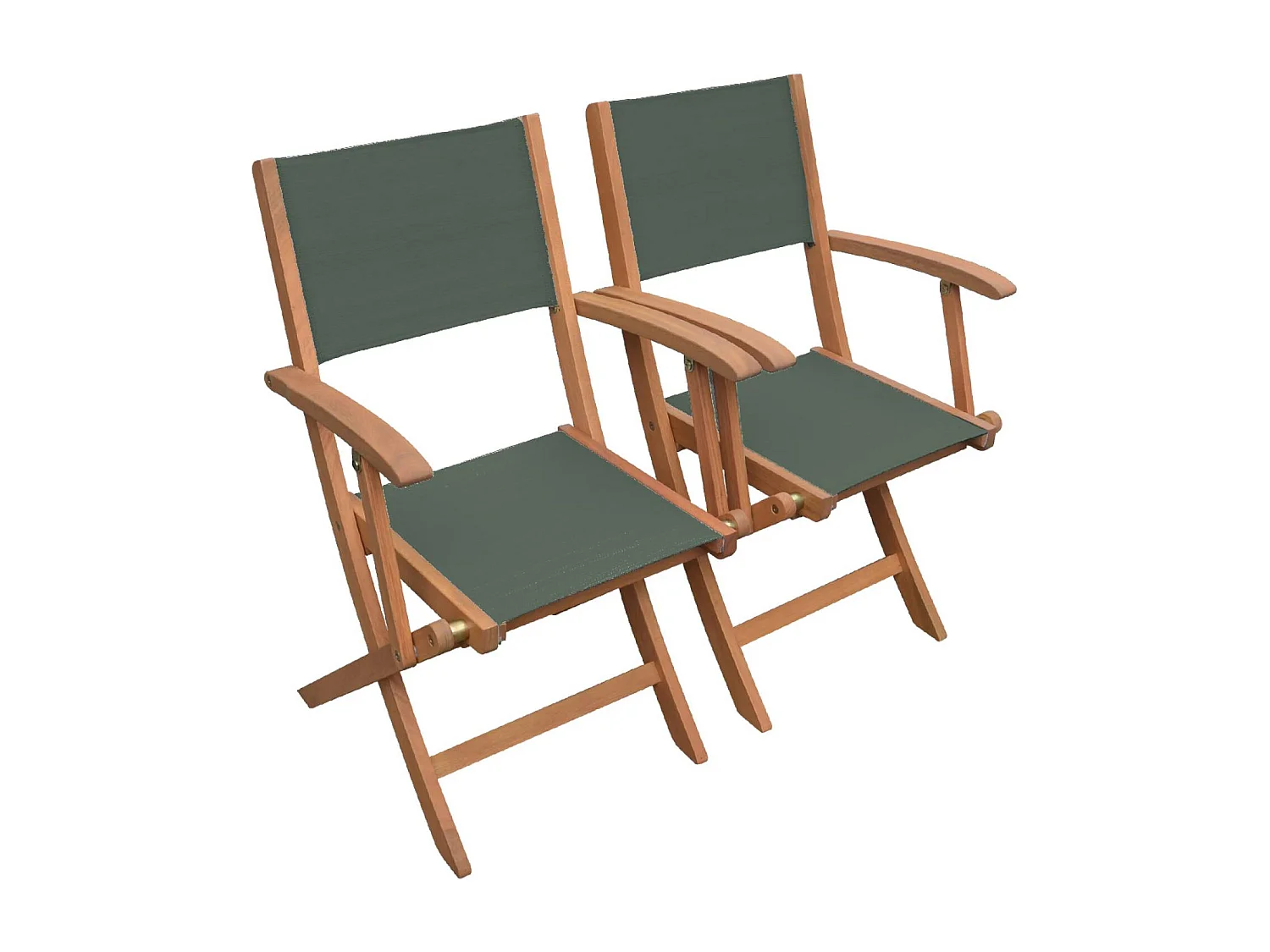 Tavolo da giardino estensibile in legno, 10 sedie, verde kaki