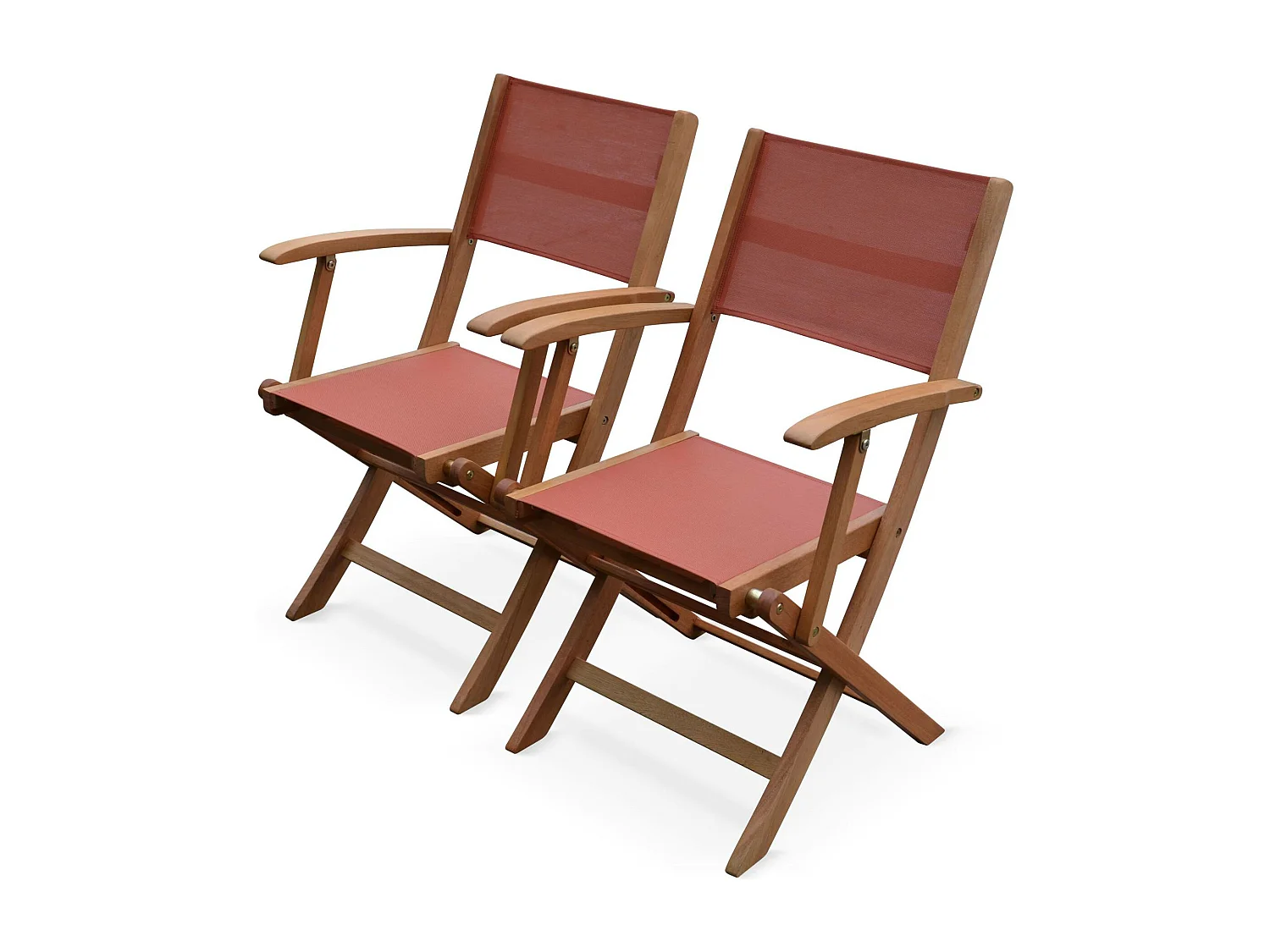 Mesa de jardín de madera extensible, 8 sillas madera