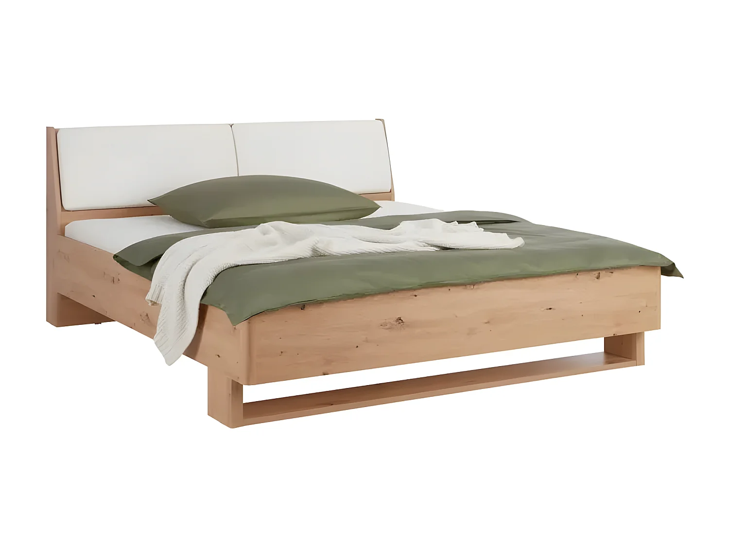 Set da camera da letto Casemen XL/Marrone&Bianco