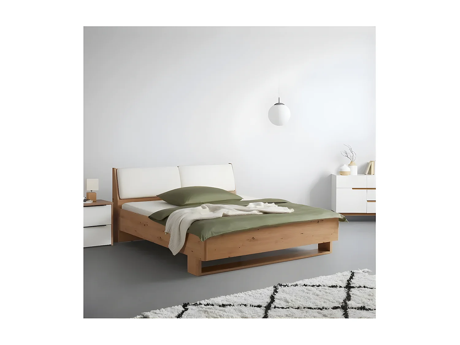 Schlafzimmer Set Casemen XL/Braun&weiss