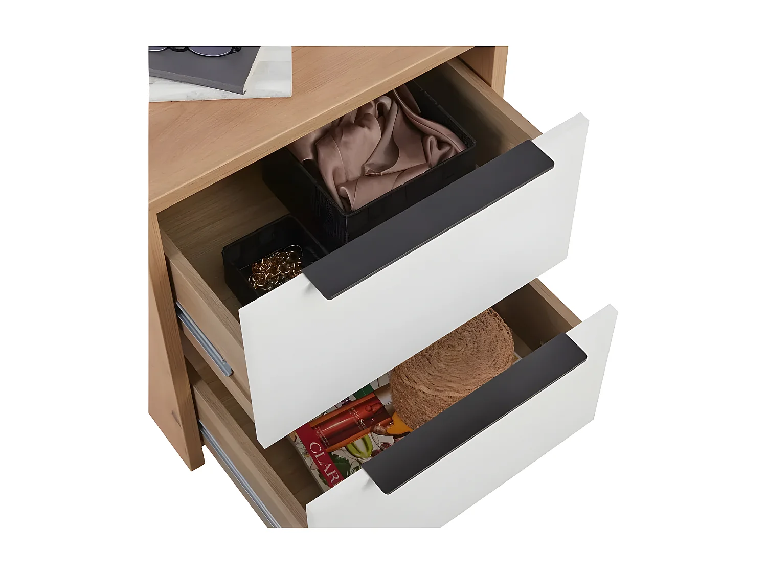 Schlafzimmer Set Casemen XL/Braun&weiss