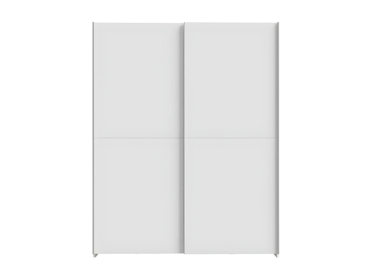 Penderie Orovivo (150cm)/Portes coulissantes/Blanc