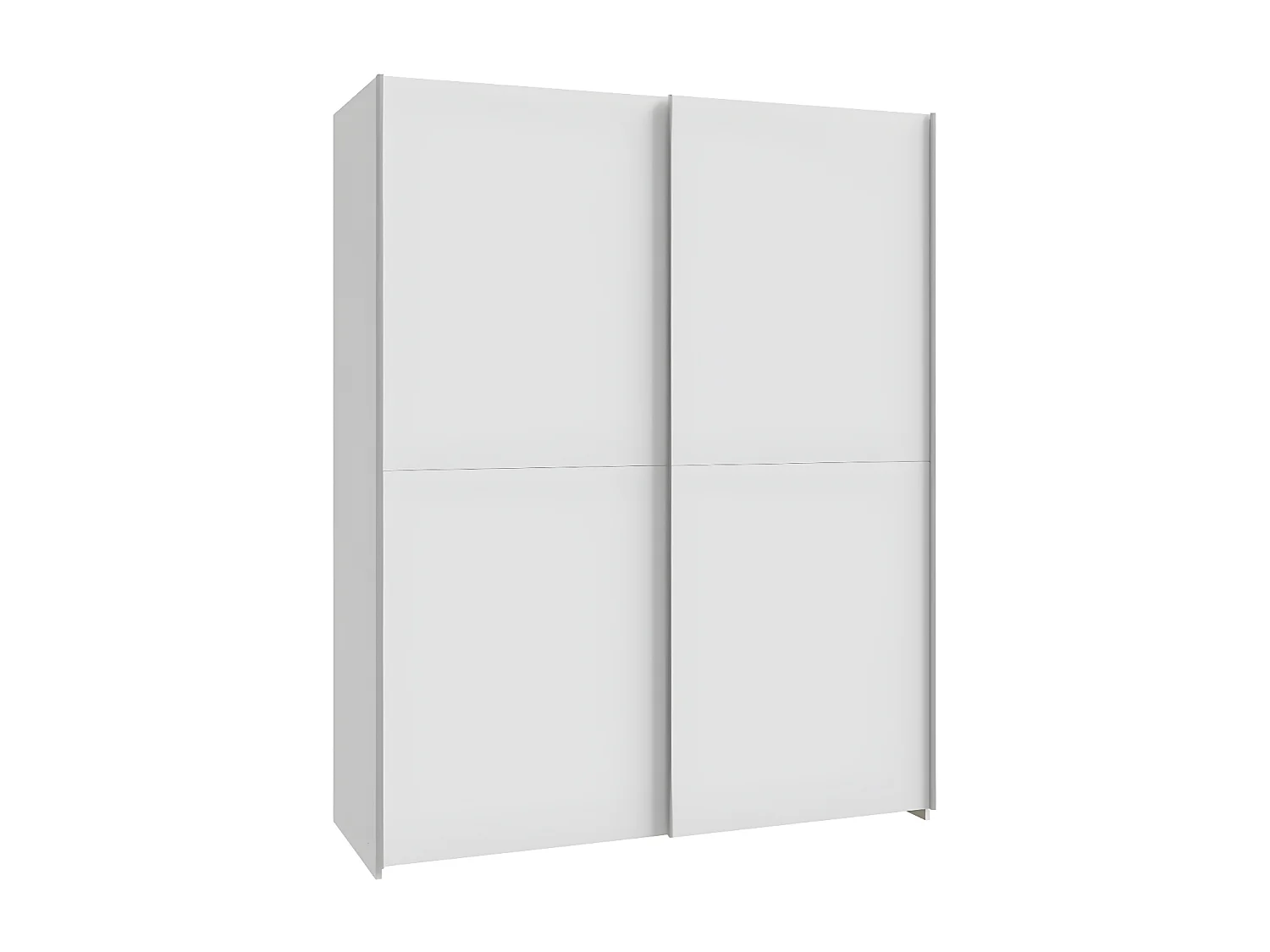 Penderie Orovivo (150cm)/Portes coulissantes/Blanc