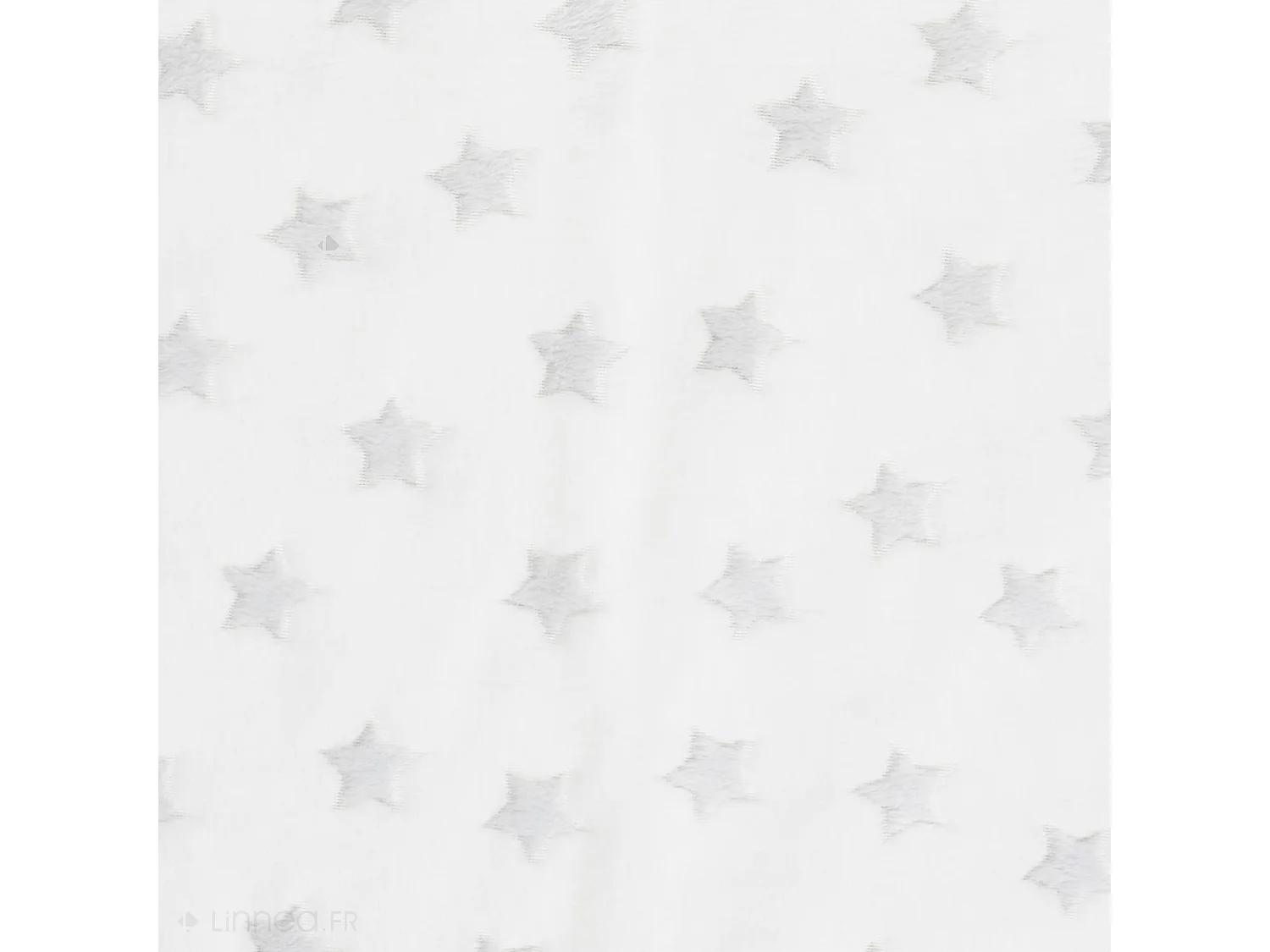 Plaid phosphorescent 120x150 cm collection MOON étoile blanc