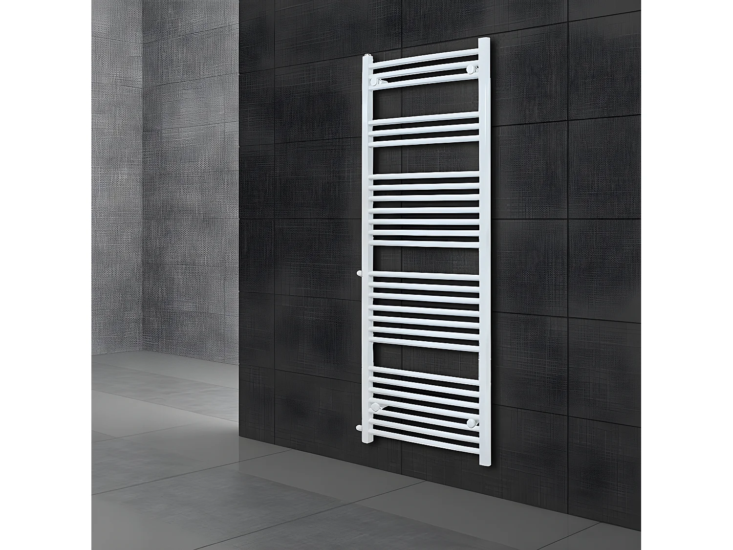 Radiateur chauffage bain remplacement radiateur de rénovation blanc 600x1600 mm