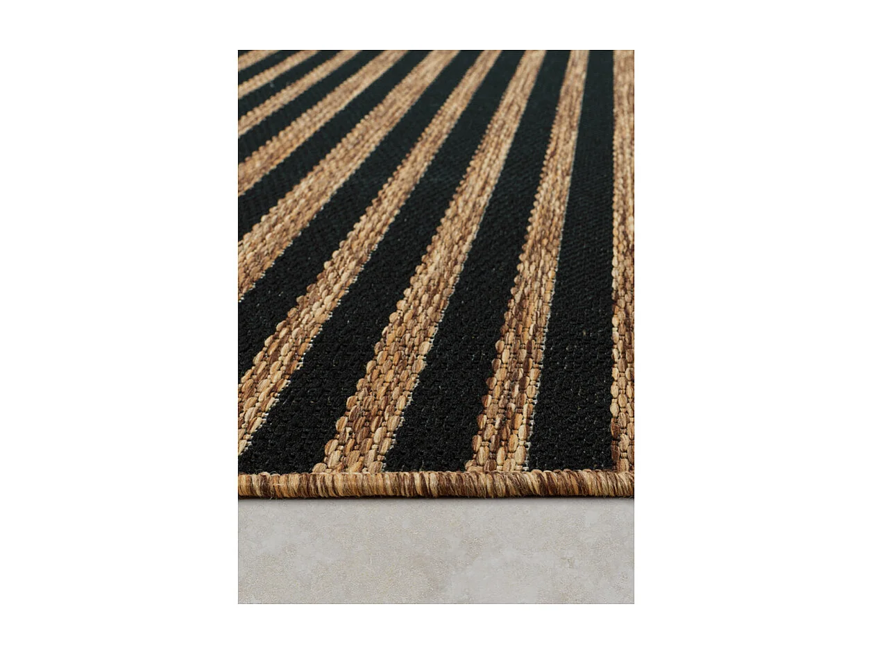 Tapis extérieur effet jute arc CARACAS 28 Beige 160*230
