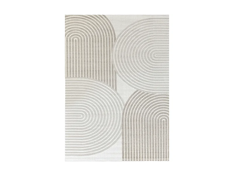 Tapis extérieur arc crème beige ALANYA 40 Crème 160*230