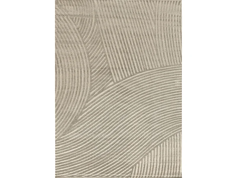 Tapis extérieur intérieur géométrique - ALANYA 41 Beige 120*170