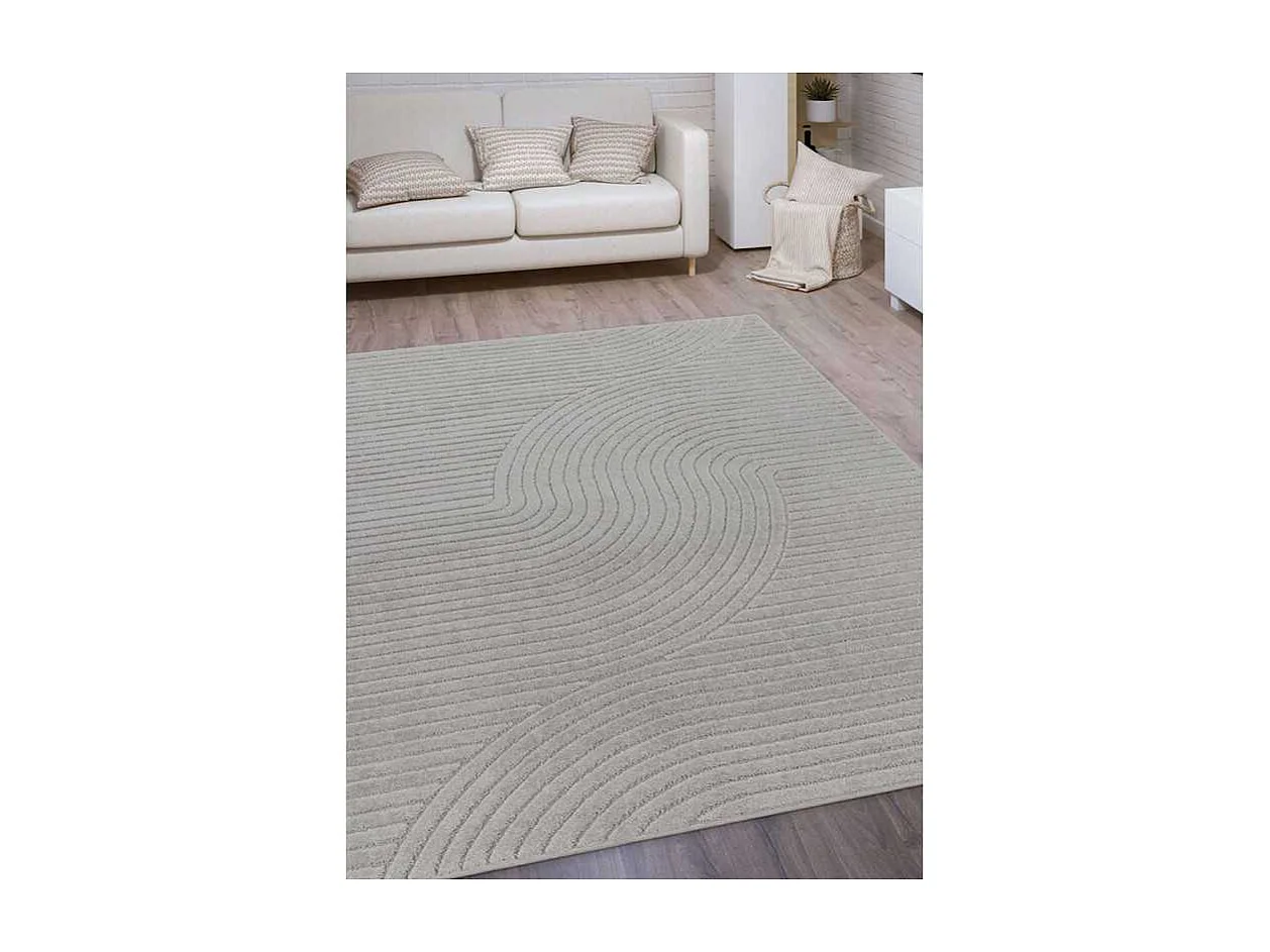 Tapis extérieur intérieur arc - ALANYA 33 Gris 80*300