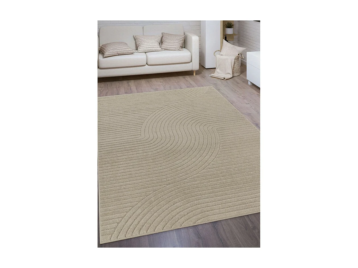 Tapis extérieur intérieur arc - ALANYA 33 Beige 200*290