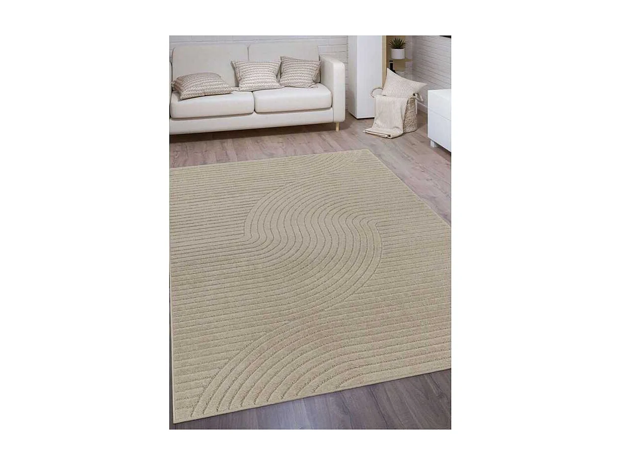Tapis extérieur intérieur arc - ALANYA 33 Beige 160*230