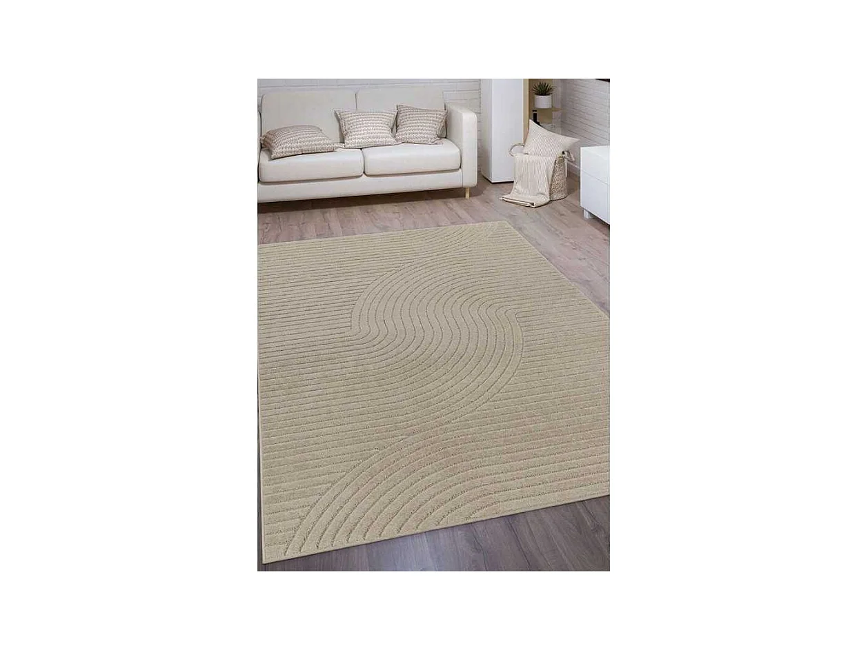 Tapis extérieur intérieur arc - ALANYA 33 Beige 160*230