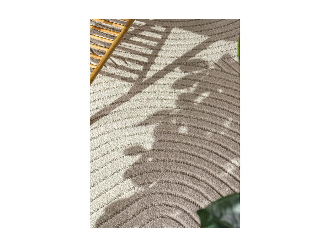 Tapis extérieur intérieur arc - ALANYA 33 Crème 160*230