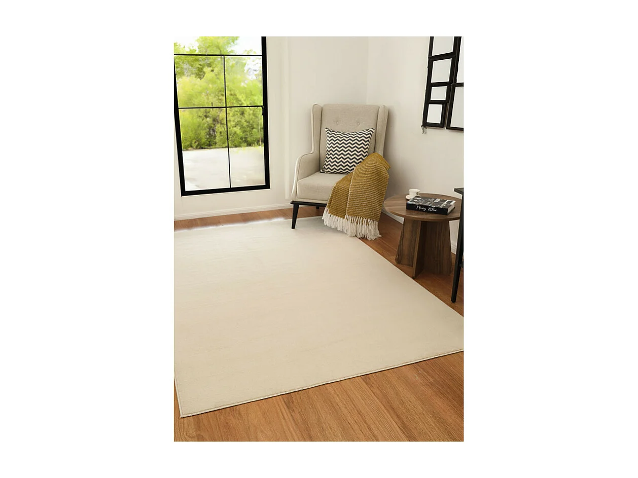 Tapis lavable uni - VEGAS Beige 200*290