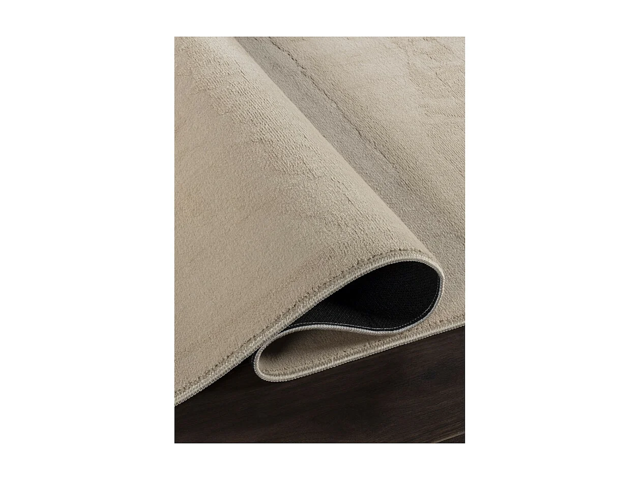 Tapis lavable uni - VEGAS Beige 200*290