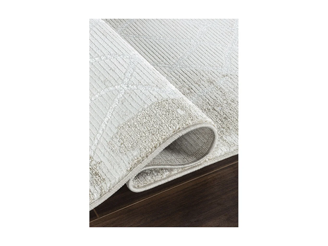 Tapis abstrait crème beige - TUNIS 15 Crème 160*230